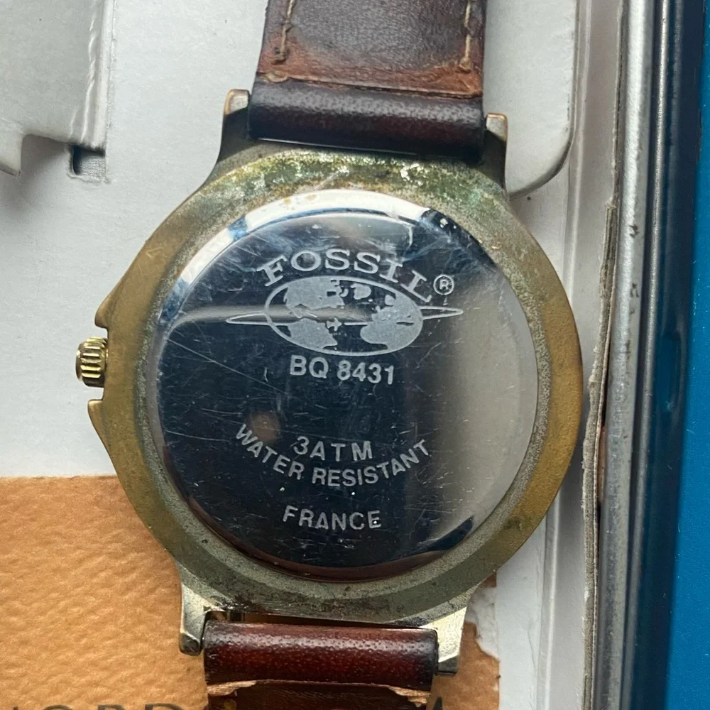 1992 FOSSIL CHRONOGRAPH WATCH BQ-8431